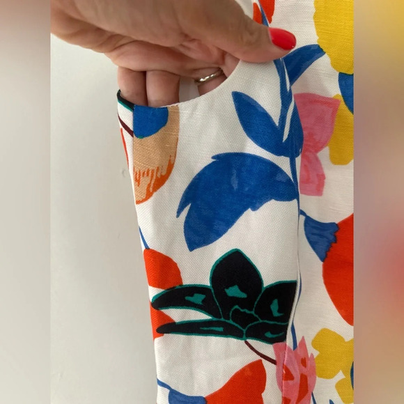 J. Crew Morning Floral All-Occasion Dress multi color fit & flare dress Size 00 - Picture 11 of 14